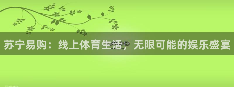 苏宁易购：线上体育生活，无限可能的娱乐盛宴