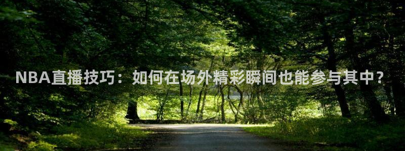 NBA直播技巧：如何在场外精彩瞬间也能参与其中？